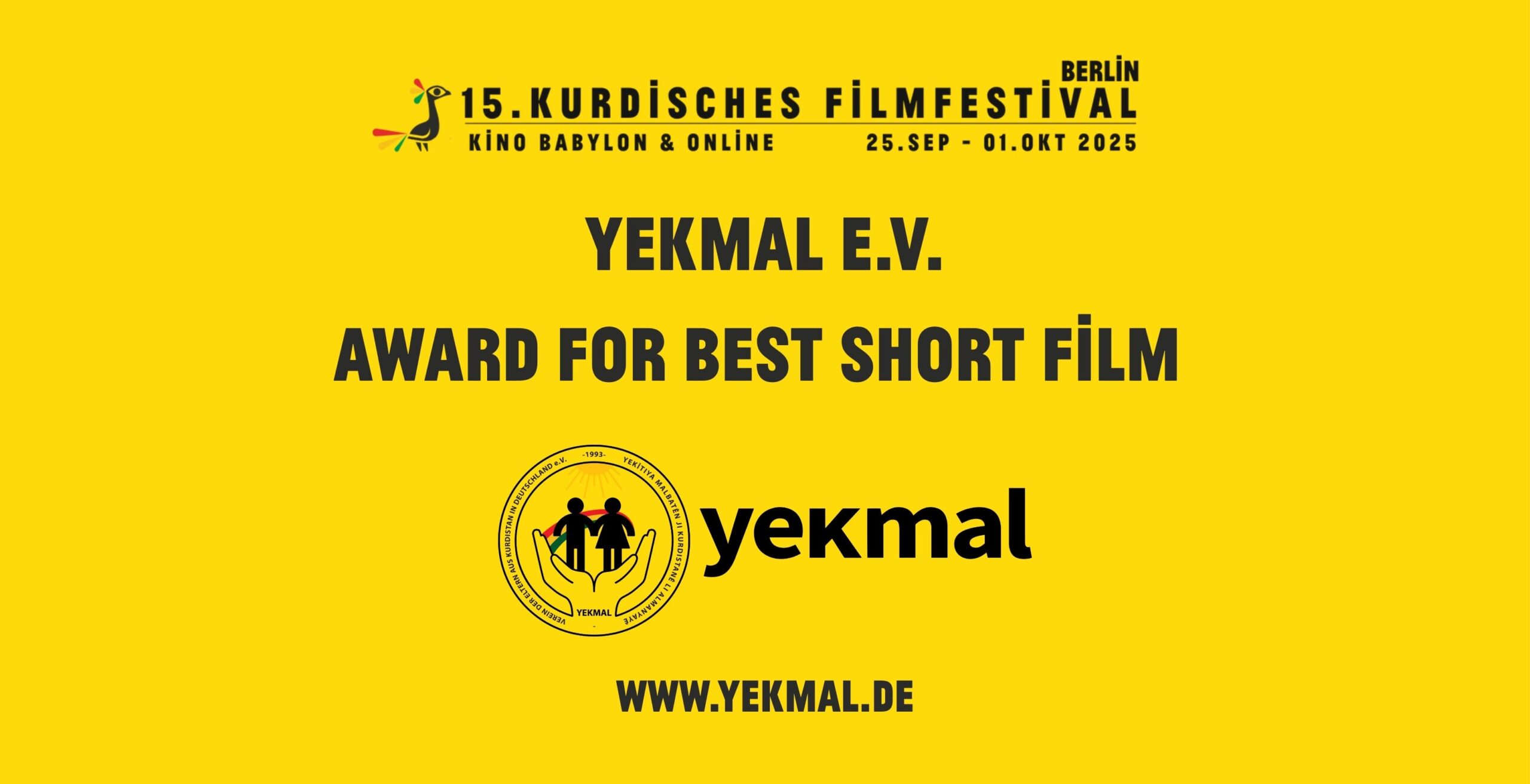 Yekmal e.V. Award for Short Film Competition